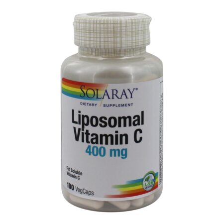 Lipossómico Vitamina C Solúvel em Gordura 400 mg. - 100 Cápsula (s) vegetal (s) Solaray