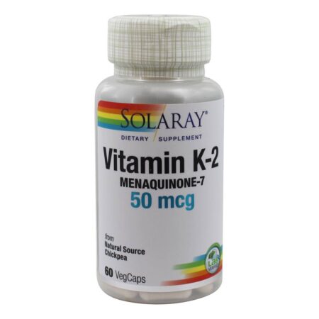 Vitamina K2 Menaquinona-7 50 mcg. - 60 Cápsula (s) vegetal (s) Solaray