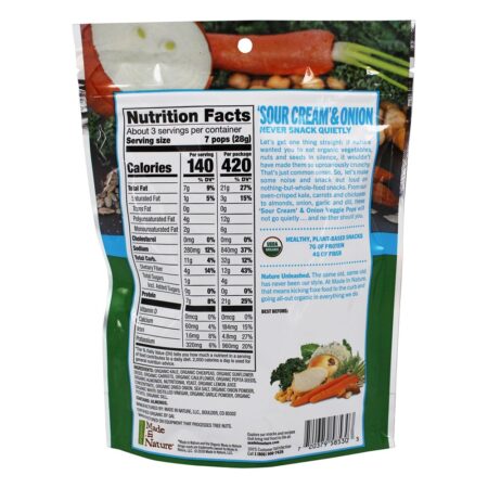 Veggie Pops Supersnacks Creme De Leite '& Cebola - 3 oz. Made in Nature - Image 2