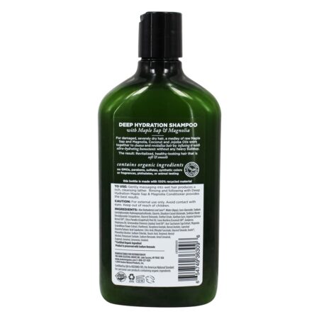 Shampoo de hidratação profunda Maple Sap & Magnolia - 11 fl. oz. Avalon Organics - Image 2