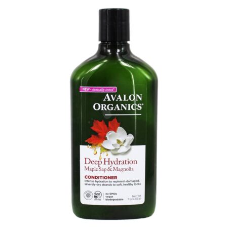 Condicionador de Hidratação Profunda Maple Sap & Magnolia - 11 oz. Avalon Organics