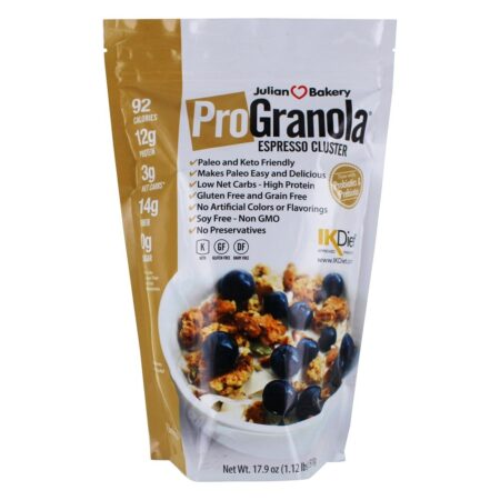 Pro Granola Clusters Espresso - 1.12 lbs. Julian Bakery