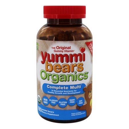 Yummi Bears Organics Complete Multi - 180 Gummies Hero Nutritionals Products