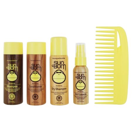 Cabelo Tripper Hair Care Travel Size Set - 5 Contagem Sun Bum - Image 2