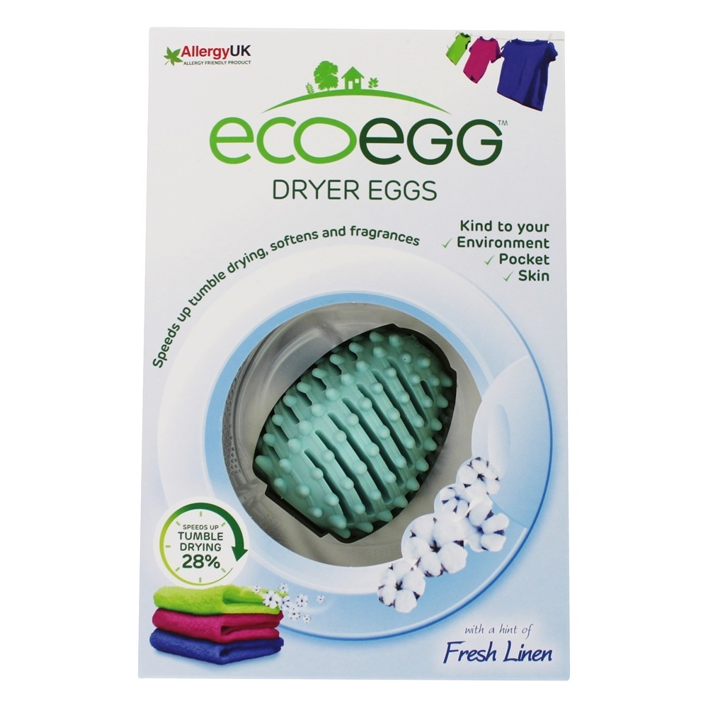 Secador De Ovos De Linho Fresco - 2 Contagem Eco Egg