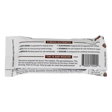 Cérebro + Barra de Corpo Chocolate Mar Salgado - 1.6 oz. IQ Bar - Image 2