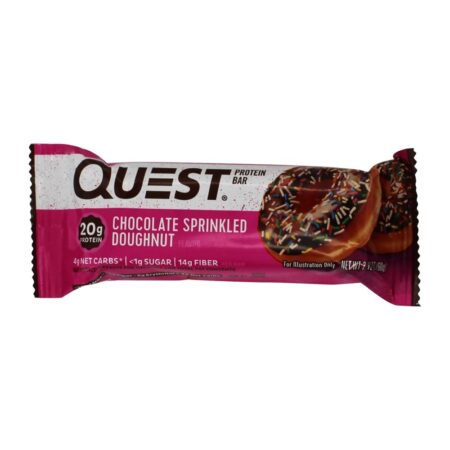 Barra de Proteína da Quest Bar Chocolate Donut Polvilhado - 2.12 oz. Quest Nutrition