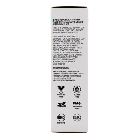 Loção Protetor Spectrum Mineral Amplo 30 SPF 30 cheiro - 1.7 fl. oz. Bare Republic - Image 5