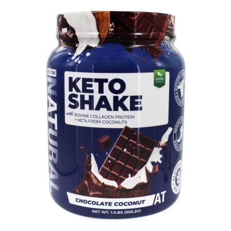 Keto Shake Em Pó De Coco De Chocolate - 1.1 lbs. About Time