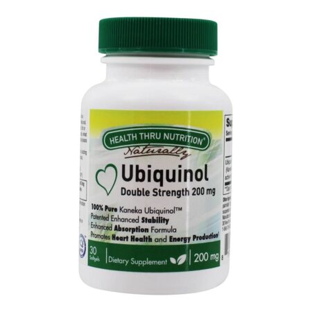 Coenzima Q10 de Ubiquinol Active 200 mg . - 30 Softgels Health Thru Nutrition