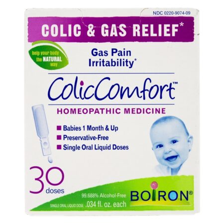 ColicComfort medicamento homeopático para alívio de cólicas e gases - 30 Dose (s) Boiron