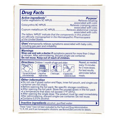 ColicComfort medicamento homeopático para alívio de cólicas e gases - 30 Dose (s) Boiron - Image 2