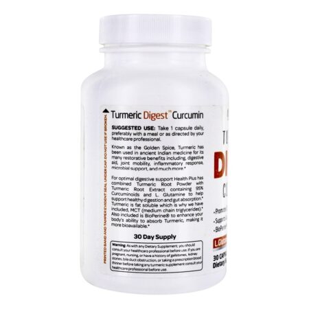 Curcumina Digest açafrão 595 mg . - Cápsulas 30 Health Plus - Image 3