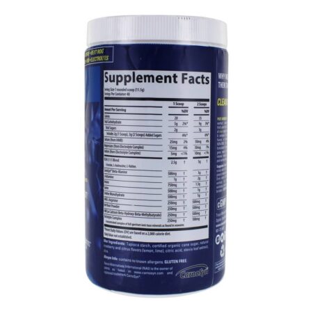 TMR Fit Series Limpo Pós De Treino De Morango Limonada - 16.2 oz. Trace Minerals Research - Imagem 2
