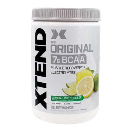 Xtend A Recuperação Muscular Original de BCAA + Eletrólitos em Pó 30 Porções de Limão com Limão e Cal - 14.8 oz. Scivation