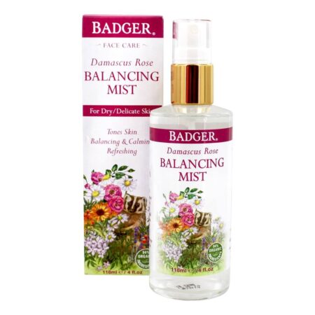 Balanceamento Facial Névoa Damasco Rosa - 4 fl. oz. Badger