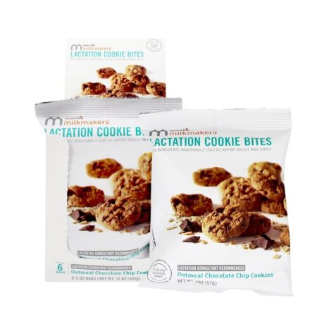 Milkmakers Lactation Cookie Bites Caixa de chocolate com aveia - 6 Malas Munchkin Inc.