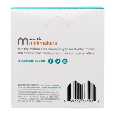 Milkmakers Lactation Cookie Bites Caixa de chocolate com aveia - 6 Malas Munchkin Inc. - Image 3