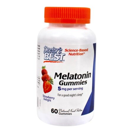 Melatonina Gummies Delícia de Morango 5 mg . - 60 Gummies Doctor's Best