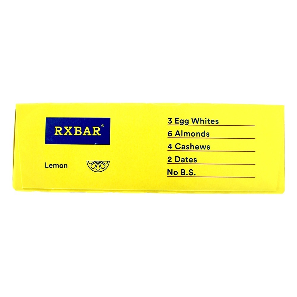 Caixa de Proteína Bar Lemon - 12 Barras RXBAR - Imagem 3