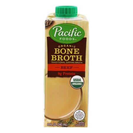 Caldo Orgânico de Carne Bovina - 8 fl. oz. Pacific Foods