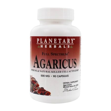 Spectrum Agaricus Imune & Natural Killer Cell Activator 500 mg . - Cápsulas 90 Planetary Herbals