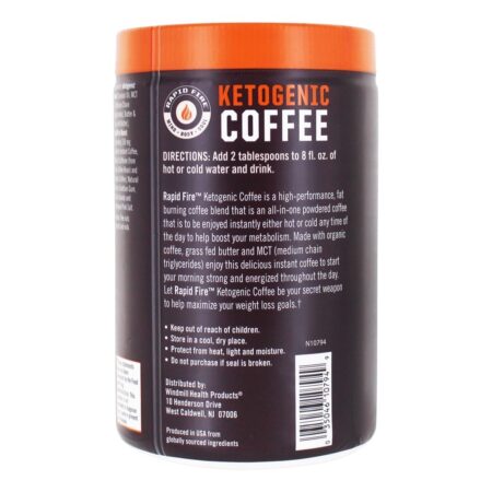 Café Cetogênico Avelã Em Pó De Café Instantâneo - 7.93 oz. Rapid Fire - Image 3