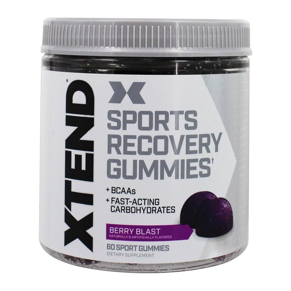 Xtend Sports Recovery Gummies Baga Explosão - 60 Gummies Scivation