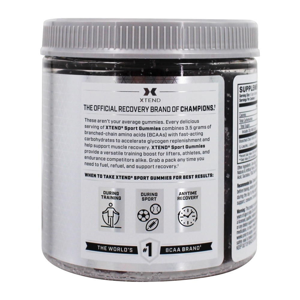Xtend Sports Recovery Gummies Baga Explosão - 60 Gummies Scivation - Imagem 3