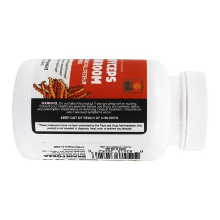 Cogumelo Cordyceps Orgânico 1500 mg . - Cápsulas 90 Brain Forza - Image 4