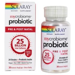Mycrobiome Probiotic Formula Pre & Post Natal 25 Bilhões de UFC - Cápsulas vegetarianas 30 Solaray