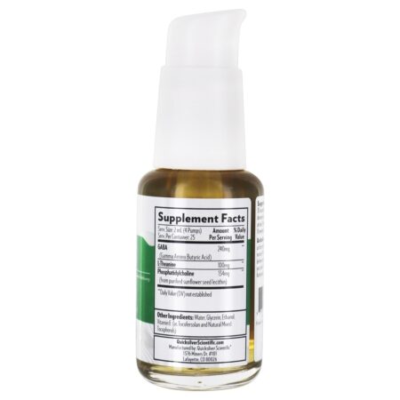 GABA Lipossomal com Spray L-Theanine - 1.7 fl. oz. Quicksilver Scientific - Imagem 2