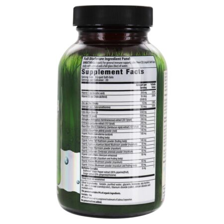 Pure Suporte ao Imune Defense Mushroom-8 - 60 Softgels líquidos Irwin Naturals - Image 2