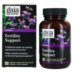 Suporte de Fertilidade Feminina - Cápsulas Vegan 60 Gaia Herbs