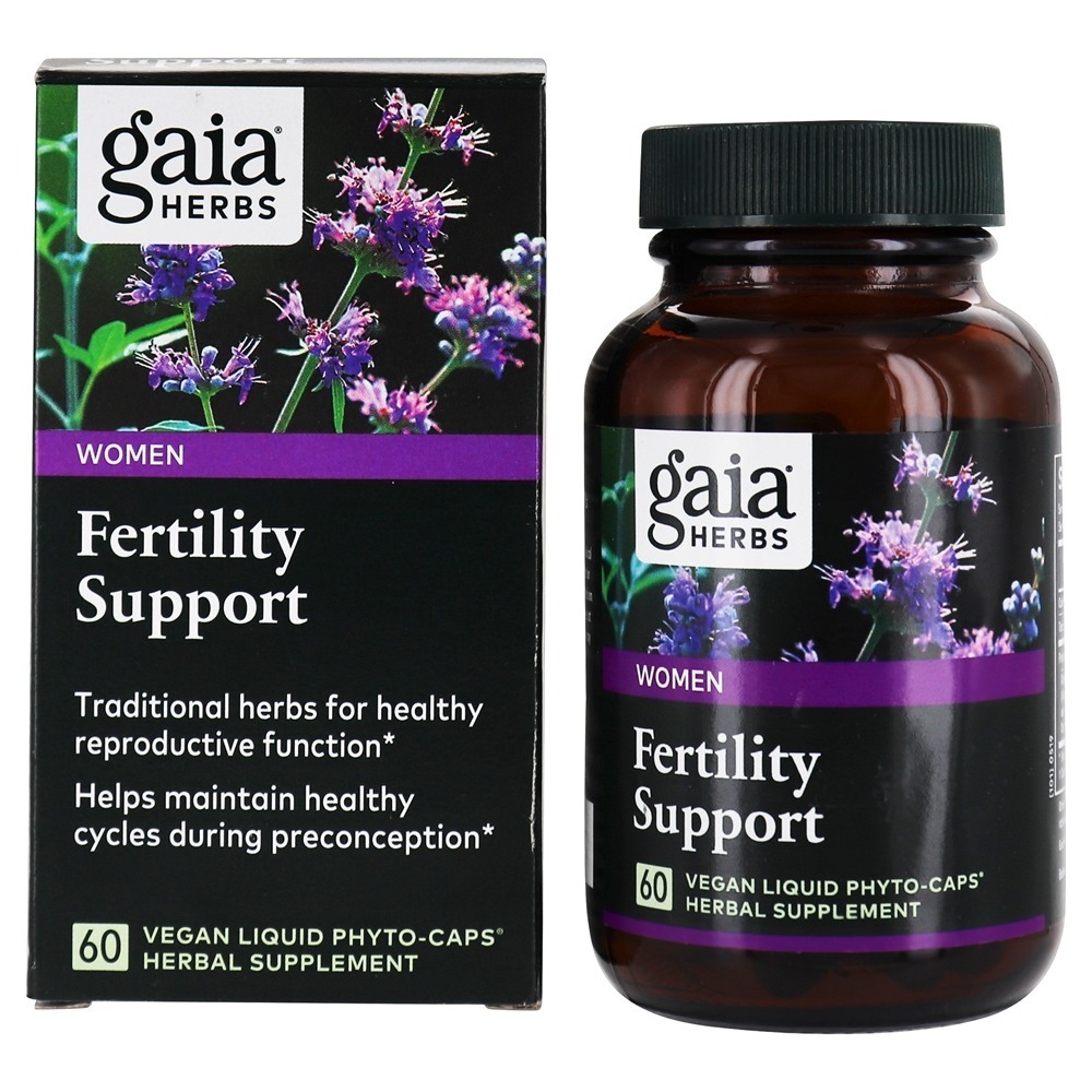 Suporte de Fertilidade Feminina - Cápsulas Vegan 60 Gaia Herbs