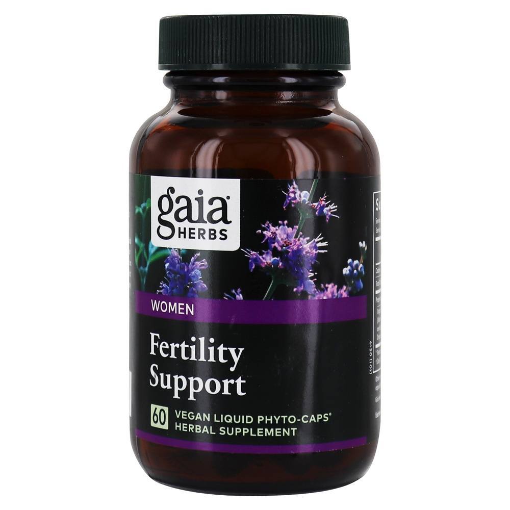 Suporte de Fertilidade Feminina - Cápsulas Vegan 60 Gaia Herbs - Imagem 2