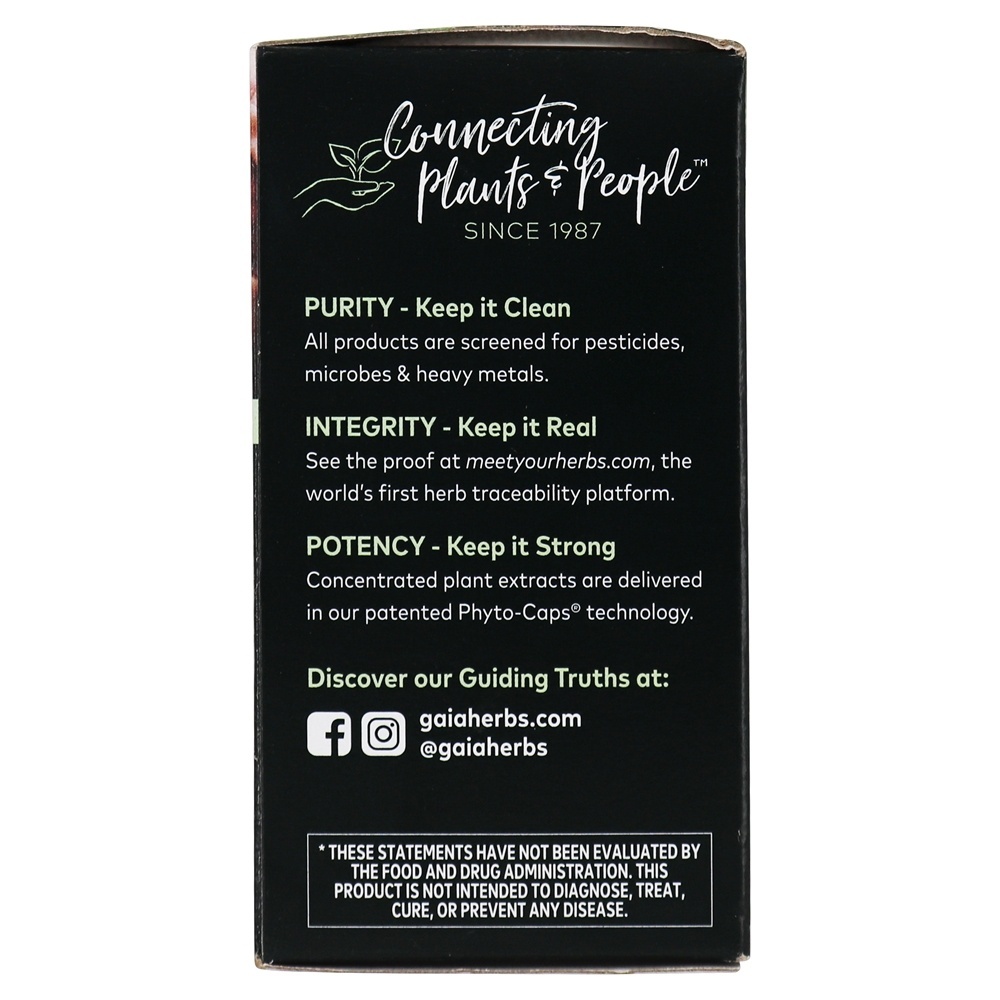Suporte de Fertilidade Feminina - Cápsulas Vegan 60 Gaia Herbs - Imagem 4