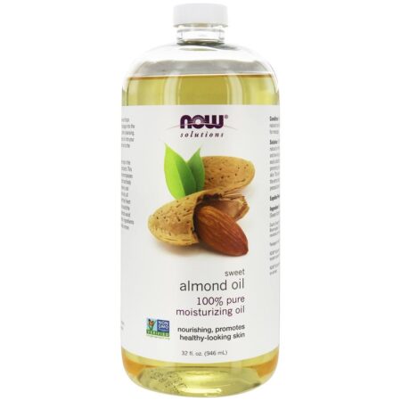 NOW Solutions Óleo Hidratante Natural Amêndoa Doce - 32 fl. oz. NOW Foods