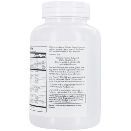 Força Clínica Próstata-B - 90 Softgels Protocol For Life Balance - Image 3