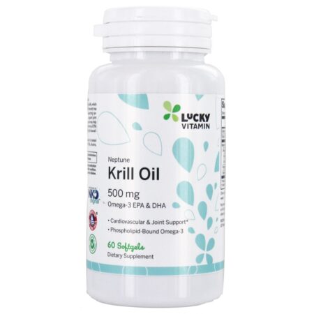 Óleo de Krill Neptune 500 mg. - 60 Softgels LuckyVitamin