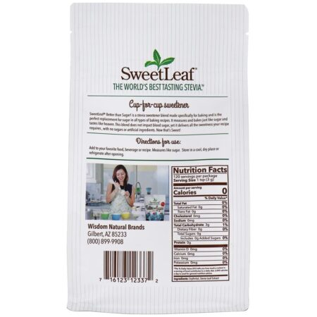 Melhor que o açúcar! Adoçante em pó - 12.7 oz. SweetLeaf - Image 2