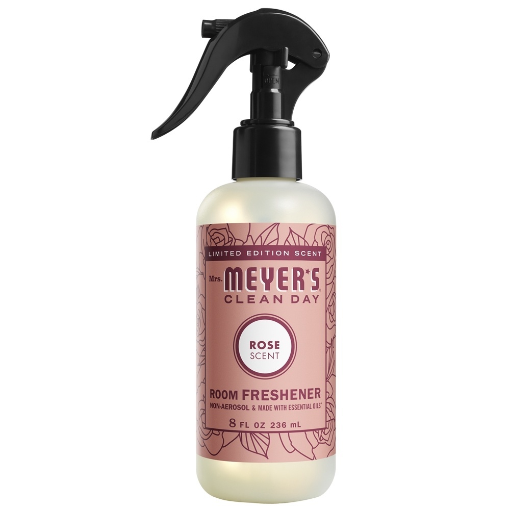 Limpador de ambiente limpo para dia sem spray de aerossol Rosa - 8 fl. oz. Mrs. Meyer's