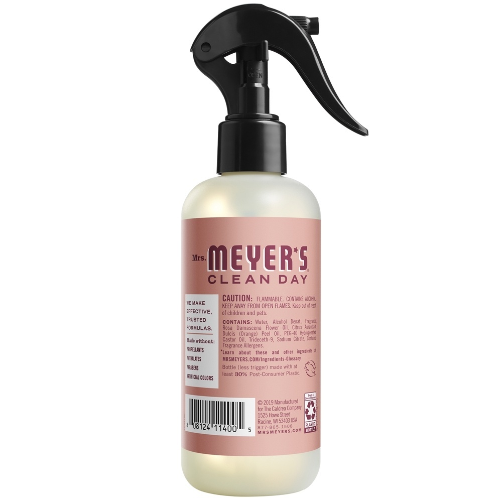 Limpador de ambiente limpo para dia sem spray de aerossol Rosa - 8 fl. oz. Mrs. Meyer's - Imagem 2