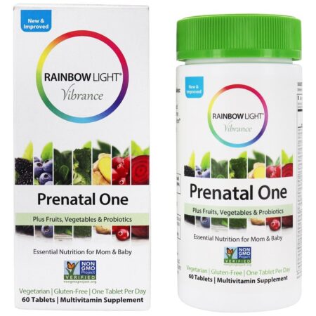 Vibrance Prenatal One Multivitamin - 60 Tablets Rainbow Light