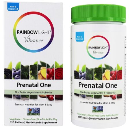 Vibrance Prenatal One Multivitamin - 120 Tablets Rainbow Light