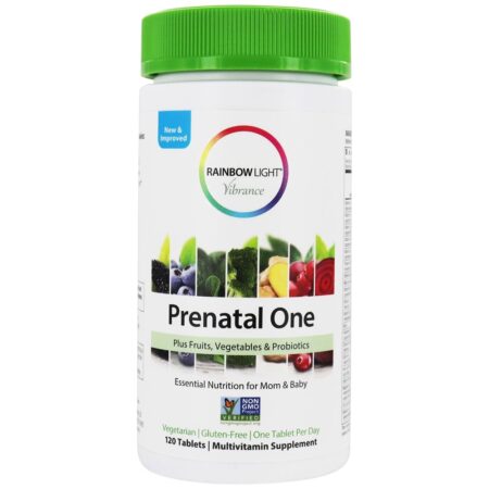 Vibrance Prenatal One Multivitamin - 120 Tablets Rainbow Light - Image 2