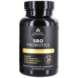 Fórmula de restauração intestinal dos probióticos da SBO 25 bilhões de UFC - Cápsulas 90 Ancient Nutrition