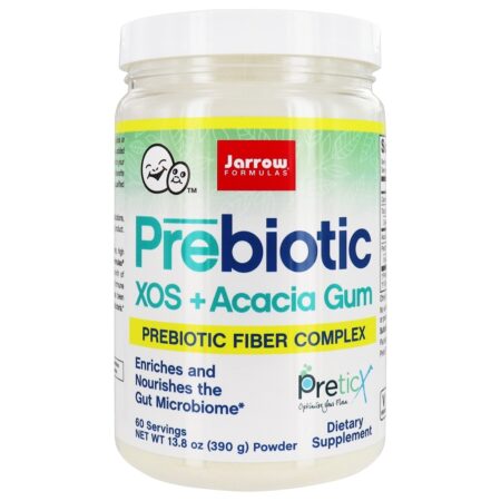 Complexo de Fibras Prebióticas Prebiotic XOS + Goma de Acácia - 13.8 oz. Jarrow Formulas