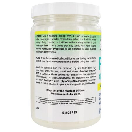 Complexo de Fibras Prebióticas Prebiotic XOS + Goma de Acácia - 13.8 oz. Jarrow Formulas - Image 3