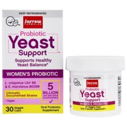 Suporte a leveduras para mulheres probióticas 5 bilhões de UFC - 30 Cápsula (s) vegetal (s) Jarrow Formulas